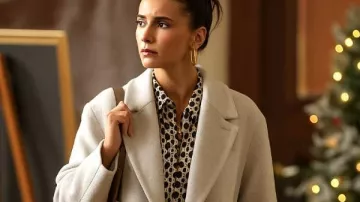 Christmas In Midnight Clear 2025 Alicia Josipovic Coat worn by Hillary (Alicia Josipovic) in Christmas in Midnight Clear