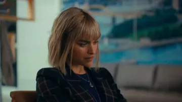 Paul Smith Bonded Blazer worn by Dr. Ingrid Derian (Eve Harlow) as seen in Watson (S02E05)