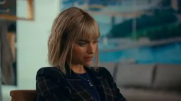 Paul Smith Bonded Blazer worn by Dr. Ingrid Derian (Eve Harlow) as seen in Watson (S02E05)