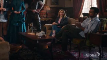 Jordan Air Jordan 1 High OG Dusted Clay sneakers worn by Jay Arondekar (Utkarsh Ambudkar) as seen in Ghosts (S05E04)