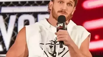 Logan Paul Monday Night RAW Sweat à capuche sans manches blanc