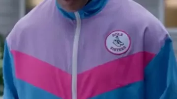 Joyeux Noël Ted Cooper Veste de survêtement color-block portée par Ted Cooper (Robert Buckley) dans Joyeux Noël, Ted Cooper !