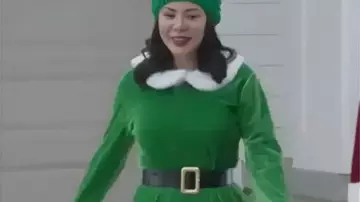 Green Elf Costume worn by Blair Birch (Janel Parrish) as seen in Christmas on Duty