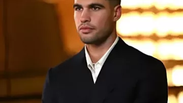 Carlos Alcaraz Nitto ATP Finals Media Day Blazer in Alcaraz, De Minaur & Fritz Preview The 2025 Nitto ATP Finals | Jimmy Connors Group Press Conference