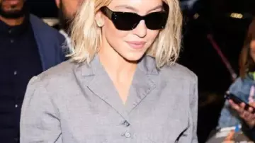 New York City Cropped Blazer worn by Sydney Sweeney