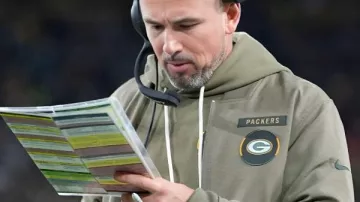Matt LaFleur Packers 2025 Salute To Service Jacket in How to Choose the Right Size NFL Jersey (Nike Edition)