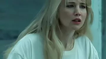 Muere mi amor Jennifer Lawrence Camiseta de gato Lynx usada por Grace (Jennifer Lawrence) como se ve en Muere mi amor