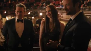 Seroya Mada Maxi Dress in Black worn by Alex Levy (Jennifer Aniston) as seen in The Morning Show (S04E09)