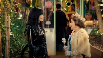 4E’s Novelty 25" Adjustable Furry Black Cat Tail Costume worn by Esther(Jackie Tohn) as seen in Nobody Wants This (S02E06)