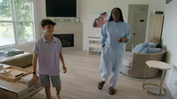 Alexander Wang Essential Terry Classic Pantalon de survêtement porté par Wendy Osefo comme on le voit dans Wife Swap : The Real Housewives Edition (S01E04)