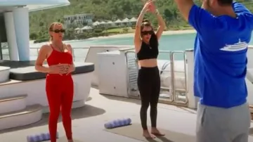 Pantalón de cintura alta Lululemon Align™ 28" usado por Angie Katsaenvas como se ve en The Real Housewives of Salt Lake City (S06E09)