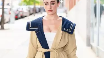 Trench Coat worn by Rachel Sennott in NYC