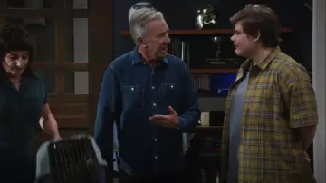 Vans Lawson Plaid Button Up Shirt worn by Carter (Maxwell Simkins) as seen in Shifting Gears (S02E04)