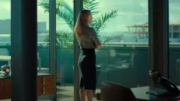 Sandro Tweed And Velvet Maxi Skirt worn by Sarah Plankmore (Madison Iseman) as seen in The Rainmaker (S01E10)