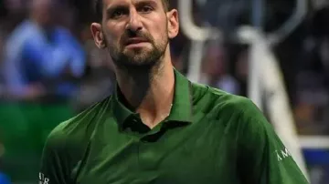 Hellenic Championship ATP Green Shirt worn by Novak Djokovic