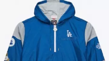 Chaqueta cortavientos del equipo Los Angeles Dodgers