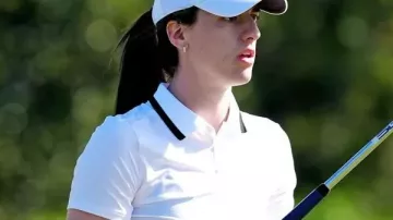 The Annika Caitlin Clark Polo Shirt of Caitlin Clark in Highlights: Caitlin Clark dazzles in Annika pro-am return | Golf Channel