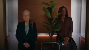 Alexander McQueen Mohair Blazer worn by Olympia Lawrence (Skye P. Marshall) as seen in Matlock (S02E03)