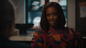 Farm Rio Graphic Toucans Sweater worn by Olympia Lawrence (Skye P. Marshall) as seen in Matlock (S02E04)