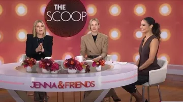 Gilet Paige Campanelli porté par Rachel Smith comme on le voit dans Today with Jenna & Friends le 12 novembre 2025