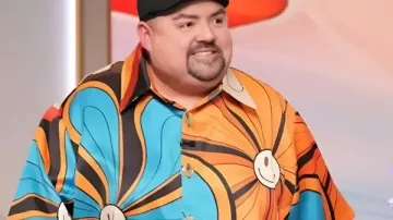 Camisa de impresión múltiple de Gabriel Iglesias de Jennifer Hudson Show como se ve en The Jennifer Hudson Show