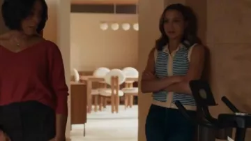 Mother Denim The Hustler Ankle in Heirloom porté par May Grant (Corinne Massiah) comme on le voit dans 9-1-1 (S09E05)