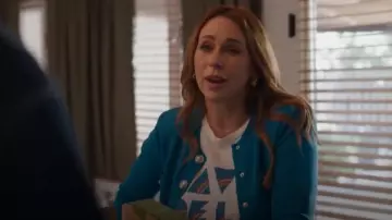 Mother The Lil Sinful Graphic Tee in La Vie De La Fete worn by Maddie Buckley (Jennifer Love Hewitt) as seen in 9-1-1 (S09E05)