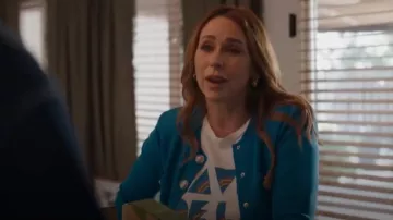 L'Agence Toulouse Cropped Cardigan worn by Maddie Buckley (Jennifer Love Hewitt) as seen in 9-1-1 (S09E05)