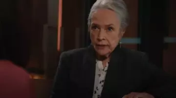 NYDJ Pintuck Blouse worn by Madeline 'Matty' Matlock (Kathy Bates) as seen in Matlock (S02E05)