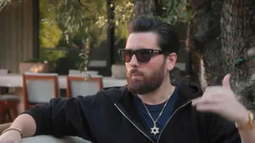 Chrome Hearts Dick Fitzener Sunglasses worn by Scott Disick as seen in The Kardashians (S07E03)