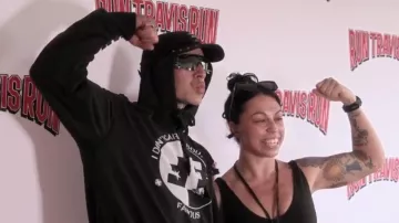 Supreme x Undercover Studded 6 Panel Black worn by Travis Barker as seen in The Kardashians (S07E03)