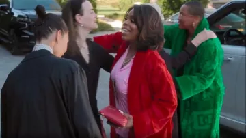 Dolce & Gabbana Jacquard Robe worn by Niecy Nash as seen in The Kardashians (S07E03)