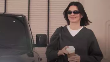 Le Specs Pilferer Sunglasses worn by Kendall Jenner as seen in The Kardashians (S07E03)
