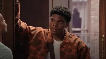 Carhartt WIP Multicolour Duck Detroit Jacket worn by Teddy (Spence Moore II) as seen in Crutch (S01E06)