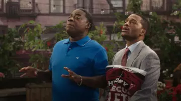 Emporio Armani Slim-fit Stretch Piqué Polo Shirt worn by Francois  (Tracy Morgan) as seen in Crutch (S01E08)