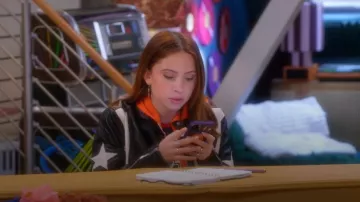 Fashion Nova Superstar Faux Leather Jacket worn by Jade Castillo (Carmen Sánchez) as seen in Electric Bloom (S01E11)