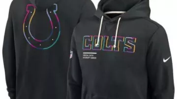 Black 2025 Crucial Catch Sideline Hoodie of Indianapolis Colts – Recreation