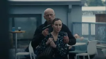 Veronica Beard Alec Long Sleeve Floral Silk Top worn by Isobel Castille (Alana de la Garza) as seen in FBI (S08E02)