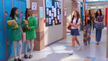 A New Day Floral Net Tights worn by Shelly Sharp (J' Adore Elizabeth) as seen in Electric Bloom (S01E11)