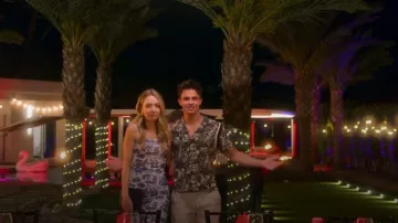 Scotch & Soda Printed Shirt worn by Gio Helou as seen in Selling The OC (S04E05)