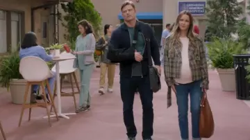Anthropologie Melie Bianco Tracy Tote worn by Jo Wilson (Camilla Luddington) as seen in Grey's Anatomy (S22E05)