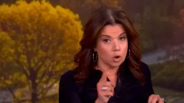 Diane von Furstenberg Michele Jumpsuit worn by Ana Navarro as seen in The View on November 13, 2025