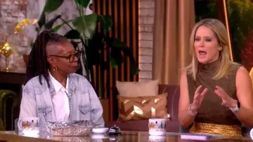 Veronica Beard Mylie Sleeveless Top worn by Sara Haines as seen in The View on November 13, 2025