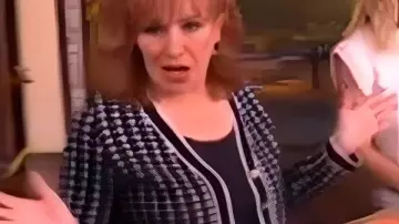 Joy Behar The View 2025 Houndstooth Cardigan worn by Self - Co-Host (Joy Behar) in The View (S28)