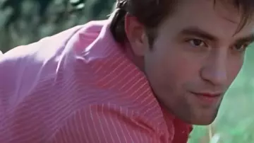 Die My Love Robert Pattinson Pink Shirt worn by Jackson (Robert Pattinson) in Die My Love