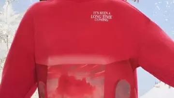 It’s Been A Long Time Coming Hoodie worn by Taylor Swift