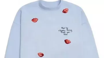 Taylor Swift Sequin Red Lip Classic Thing That You Like Sweatshirt