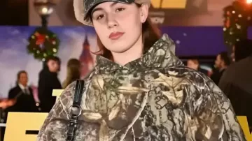 World Premiere Ava Hirons Camo Hoodie