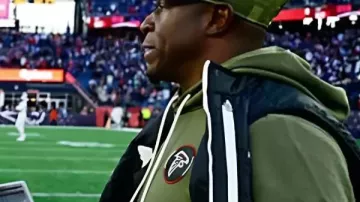 Raheem Morris Atlanta Falcons 2025 Salute to Service Hoodie