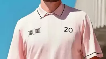 Chiefs VS Ravens The Liga Polo Shirt worn by Travis Kelce - Recreation